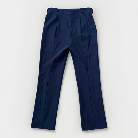 Theory Slim Kick Pants Size 10 Bistretch Deep Navy NWT No Pockets - Picture 4 of 7